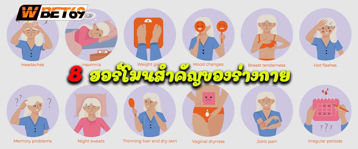 8 ฮอร์โมนสำคัญของร่างกาย ที่ต้องทำความรู้จัก และรับมือให้เป็น